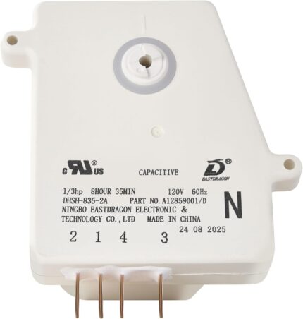 5304526183 Defrost Timer for Frigidaire Refrigerator – 8hr 35min Fridge Defrost Timer - OEM Replacement A12859001/D, 5304522331, DHSH-835-2A - Compatible with FFTR1813, FFTR1835VS3, LFTR2045VF7